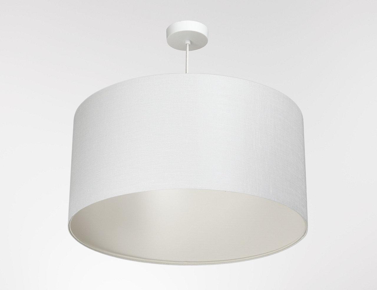 Lampa wisząca 40cm LEN LIGHT biała do salonu nr. 5