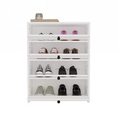 Szafka na obuwie Loka 85x66x36 cm do przedpokoju biała - Miniaturka zdjęcia nr 15