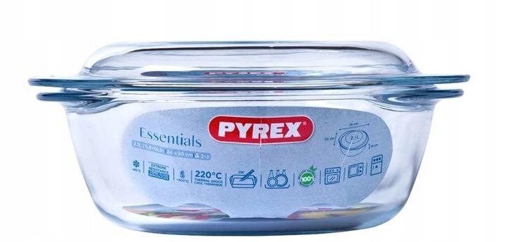 Naczynie Żaroodporne Z Pokrywą Pyrex 2,1l Okrągłe nr. 4