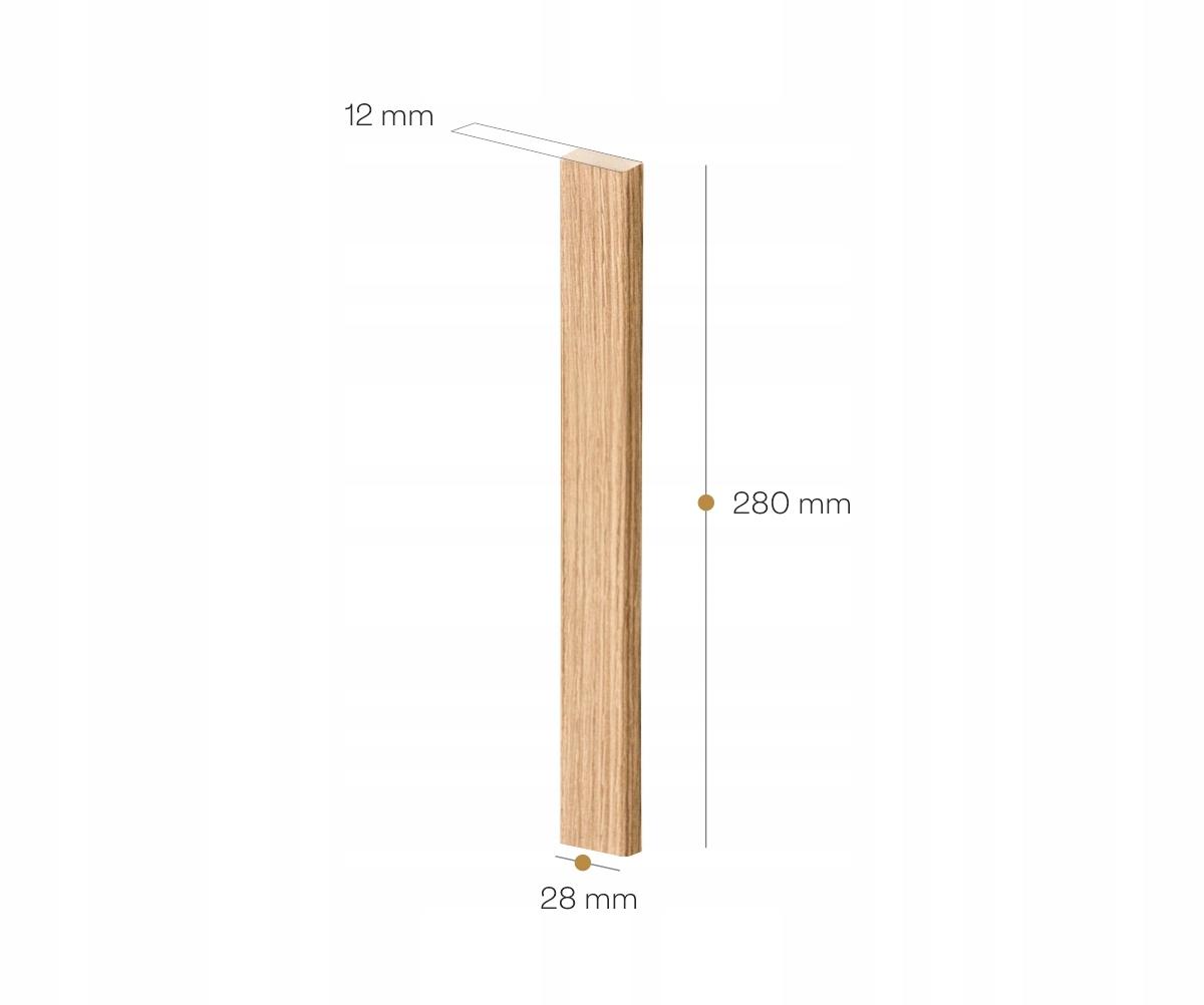 Lamele Ścienne na Filcu Panele Dekoracyjne 10szt WOTAN 275x46 RÓŻNE KOLORY nr. 12