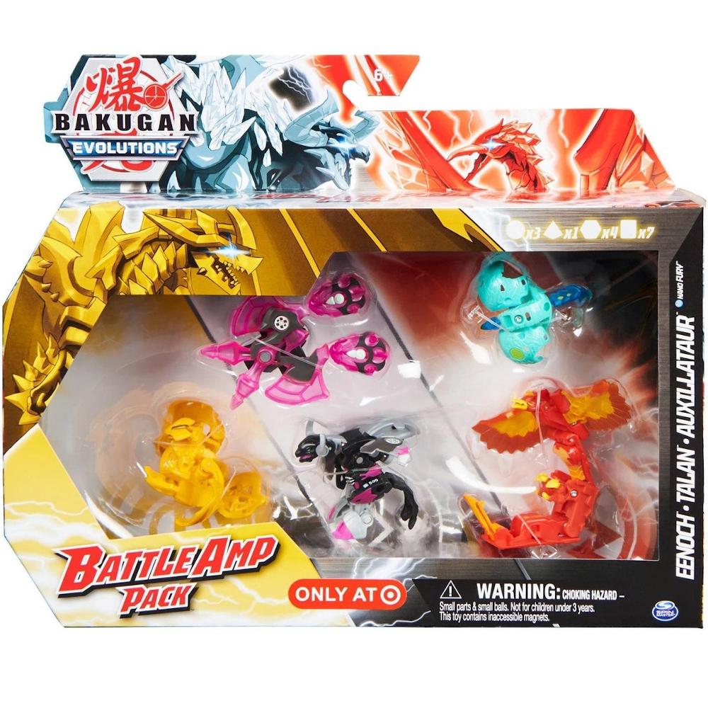 Bakugan evolutions battle amp pack 4-pak eenoch talan auxillataur fury dla dziecka nr. 1