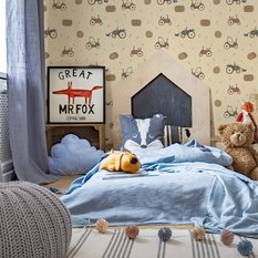 Tapeta Dziecięca Kolorowe TRAKTORY Ciągnik Dekor  - Miniaturka zdjęcia nr 7