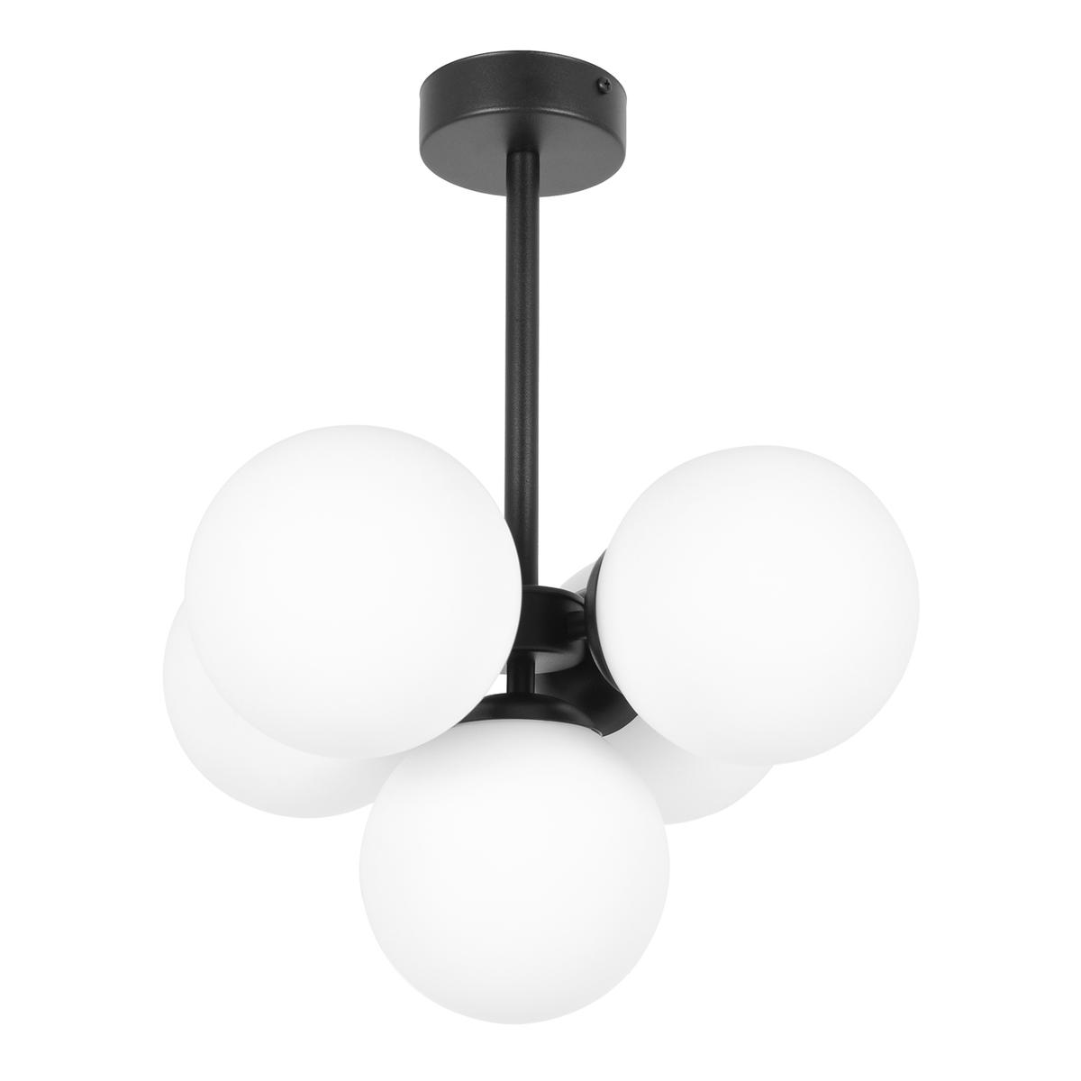 Lampa sufitowa K-5361 INEZ 38x45x38 cm do salonu lub pokoju czarny/biały