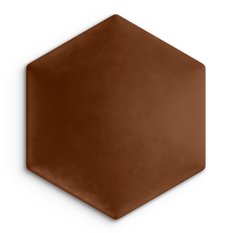 Panele tapicerowane 35x40 cm hexagon na ścianę miodowy - Miniaturka zdjęcia nr 2