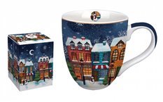 Duży kubek świąteczny XXL 1000ml Christmas City - Miniaturka zdjęcia nr 1