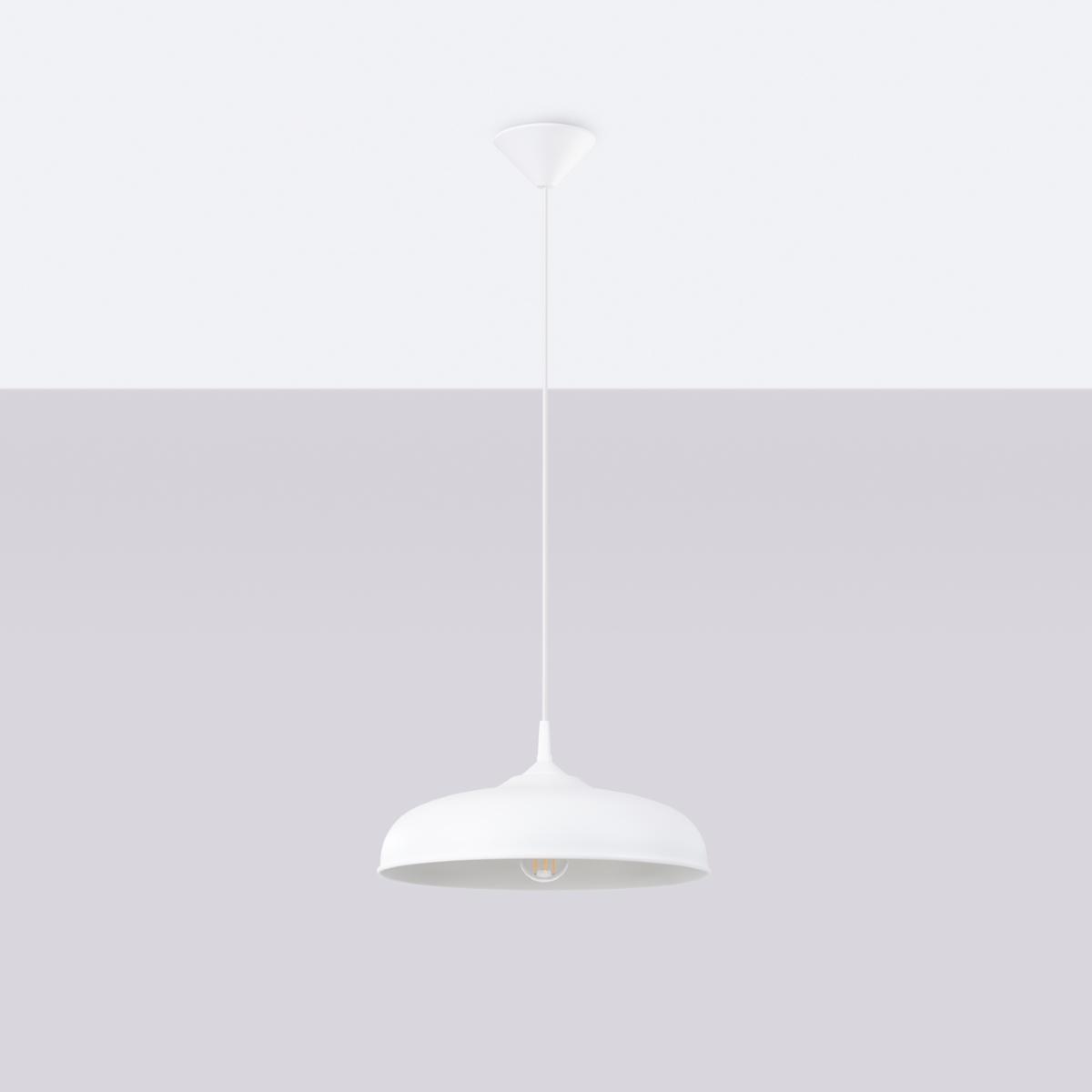 Lampa wisząca GINA biała 74x38x38cm nowoczesna E27 do salonu nr. 2