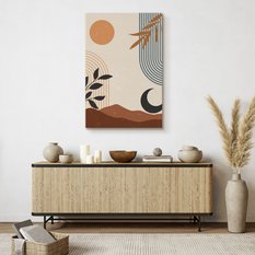 Obraz Do Sypialni Słońce Księżyc Styl Boho Abstrakcja 80x120cm - Miniaturka zdjęcia nr 7