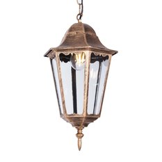 Lampa ogrodowa wisząca K-5006H / LOZANA 22x92x40 cm do ogrodu czarny/złoty - Miniaturka zdjęcia nr 1