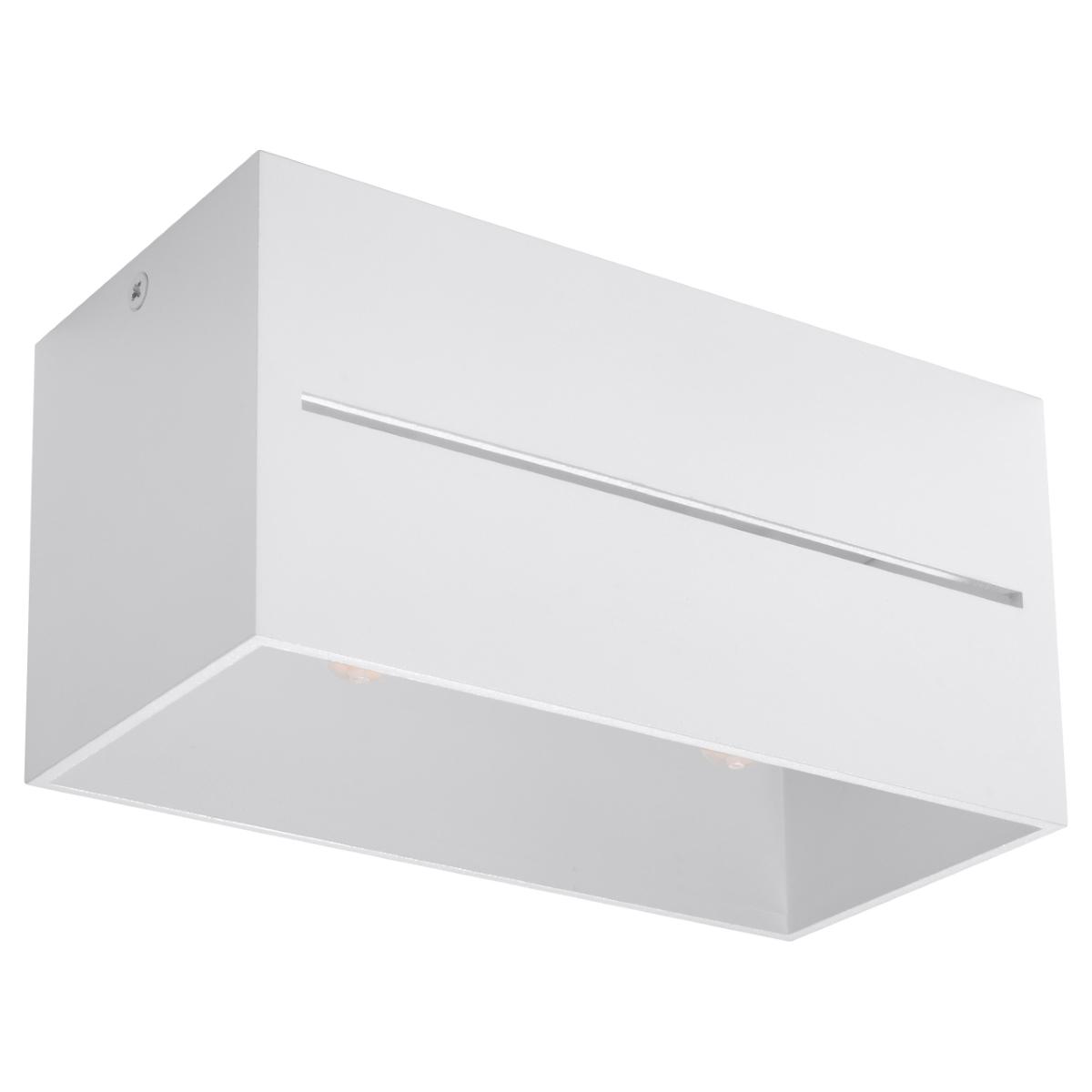 Plafon LOBO MAXI biały 10x10x20cm nowoczesna lampa G9 do salonu nr. 1