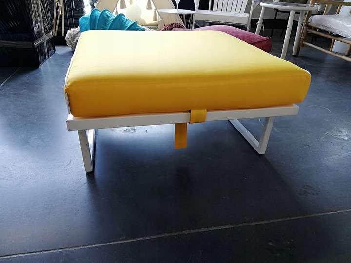 Pufa zewnętrzna Marie Claire Angie żółta 78x78rodowy nr. 5