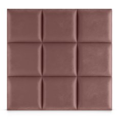 Panele tapicerowane 30x30 cm na ścianę kwadrat brudny róż - Miniaturka zdjęcia nr 4