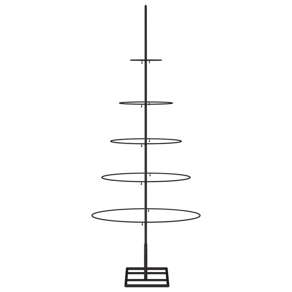  Metalowa choinka świąteczna, do dekoracji, czarna, 125 cm nr. 4