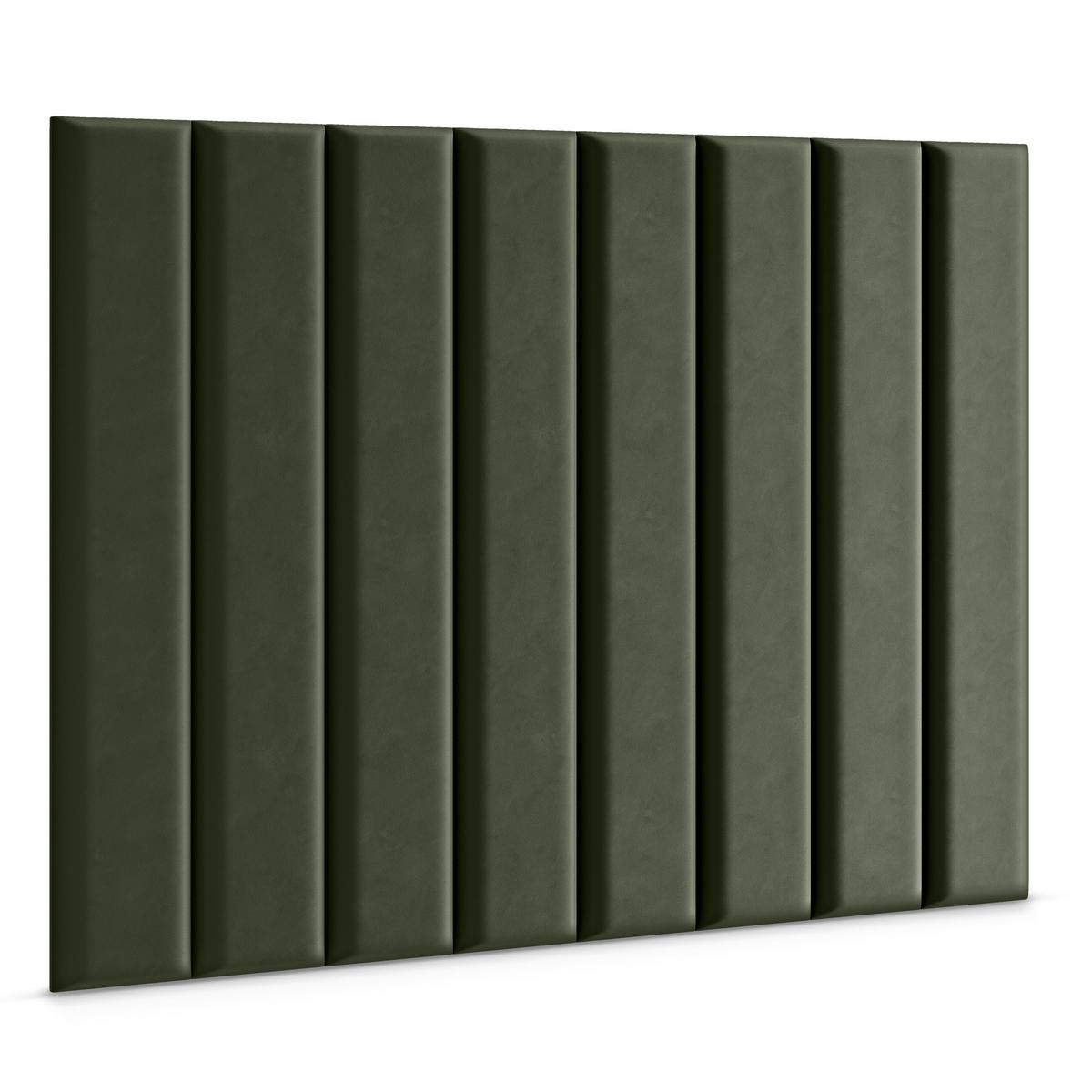 Panele tapicerowane 100x20 na ścianę wezgłowie khaki nr. 3