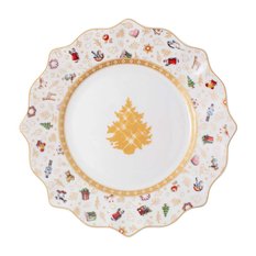 Talerz śniadaniowy  24 cm Anniversary Edition 2020 Toy's Delight Villeroy & Boch biało-złoty do jadalni - Miniaturka zdjęcia nr 1