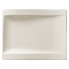 Talerz sałatkowy 26x20 cm prostokątny NewWave Villeroy & Boch biały do jadalni - Miniaturka zdjęcia nr 1