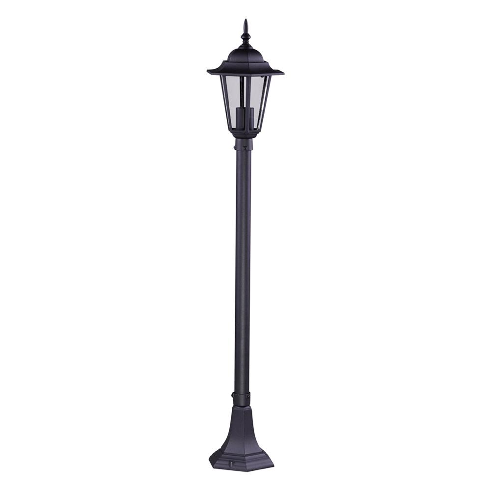 Lampa ogrodowa stojąca K-6009B STANDARD 24x108x20 cm do ogrodu czarny