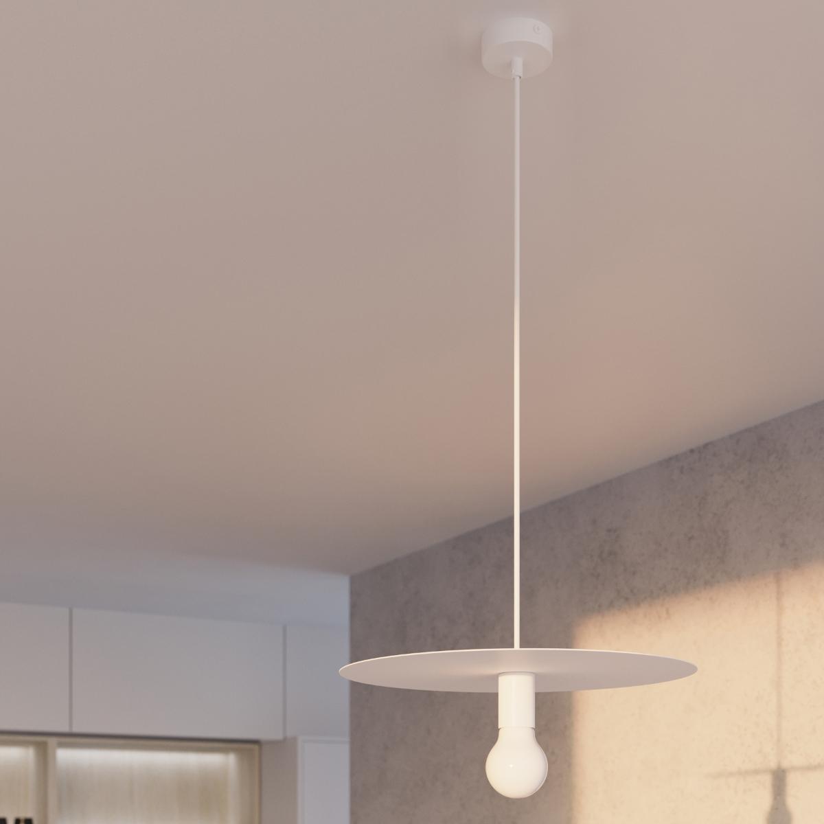 Lampa wisząca FLAVIO biała 105x40x40cm nowoczesna E27 do salonu nr. 8