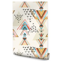 Tapeta Ścienna Kolorowe WZORY Geometryczne Boho  - Miniaturka zdjęcia nr 1