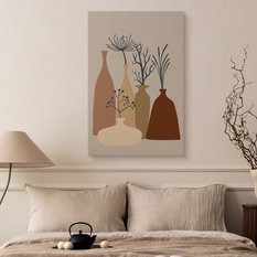 Obraz Na Płótnie Rośliny Styl Boho Minimalizm Martwa Natura 80x120cm - Miniaturka zdjęcia nr 5