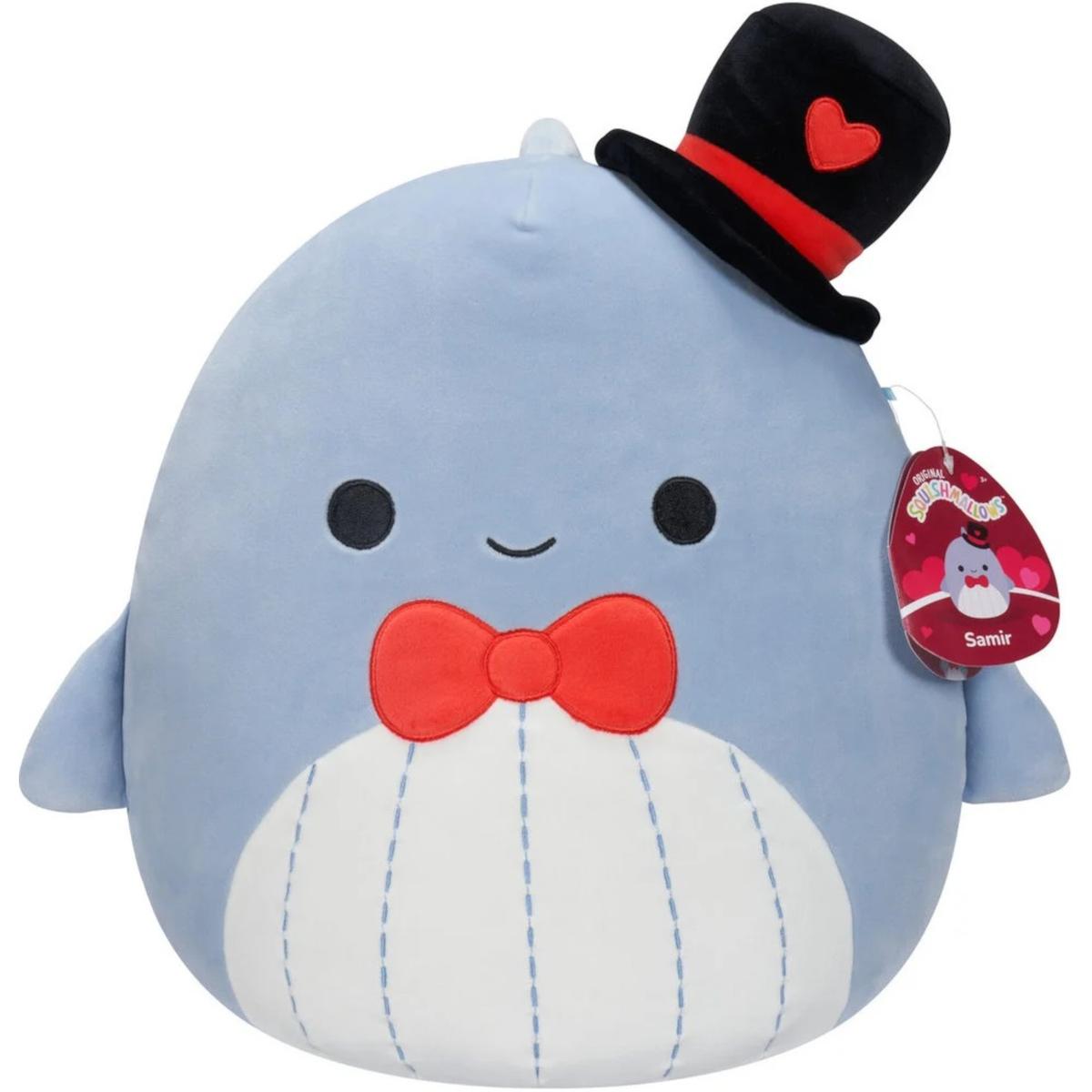 SQUISHMALLOWS WALENTYNKI MIĘKKA MASKOTKA PLUSZOWA PLUSZAK WIELORYB SAMIR