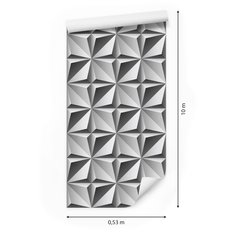 Tapeta optyczna 3d, figury geometryczne, do salonu  - Miniaturka zdjęcia nr 2