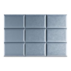 Panele tapicerowane 50x40 na ścianę magic velvet błękitny - Miniaturka zdjęcia nr 4