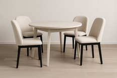 Stół drewniany okrągły rozkładany Freedom Kaszmir 100/130 cm - Miniaturka zdjęcia nr 3