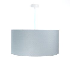 Lampa wisząca 40cm niebieska pikowana JASMIN BEBE do salonu sypialni pokoju dziecka - Miniaturka zdjęcia nr 3