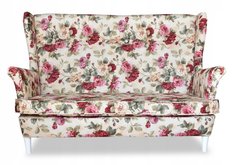 Zestaw wypoczynkowy mebli Ari Print 149x104x92 cm uszak sofa fotele skandynawskie ROSE  - Miniaturka zdjęcia nr 3