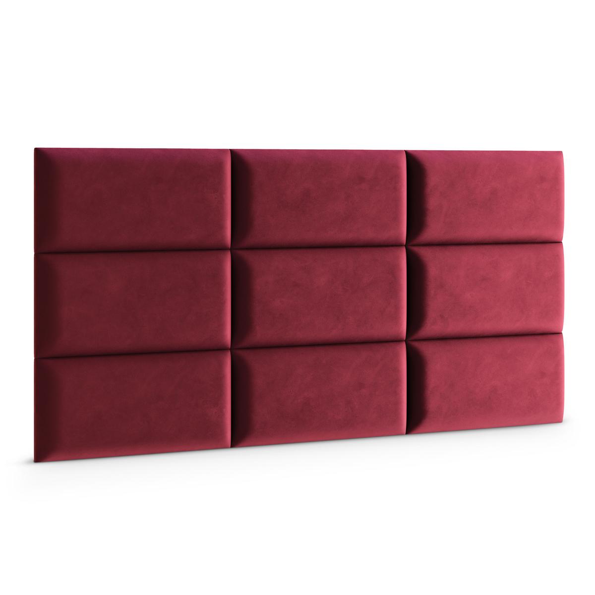 Panele tapicerowane 70x30 na ścianę magic velvet bordowy nr. 3