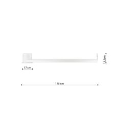 Plafon RIO 110 biały 3000K 16x115x110cm lampa LED do salonu - Miniaturka zdjęcia nr 9