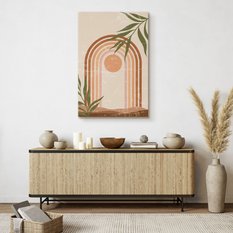 Obraz Na Płótnie Zachód Słońca Styl Boho Minimalizm Natura 80x120cm - Miniaturka zdjęcia nr 7