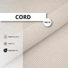 Łóżko Tapicerowane Do Sypialni 180x200 Podwójne z Pojemnikiem Beżowe - Miniaturka zdjęcia nr 7