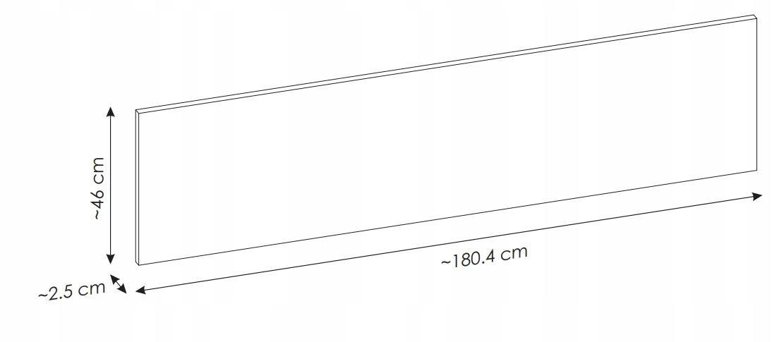 Blat do szafki umywalkowej 180 cm oak 2,5 cm do łazienki  nr. 8