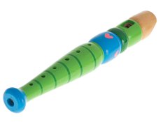 Flet prosty drewniany instrument muzyczny do nauki muzyki dla dzieci 20 cm - Miniaturka zdjęcia nr 3