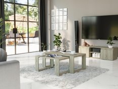  Zestaw stolików kawowych MODERN 90x45x50 cm do salonu sonoma - Miniaturka zdjęcia nr 2