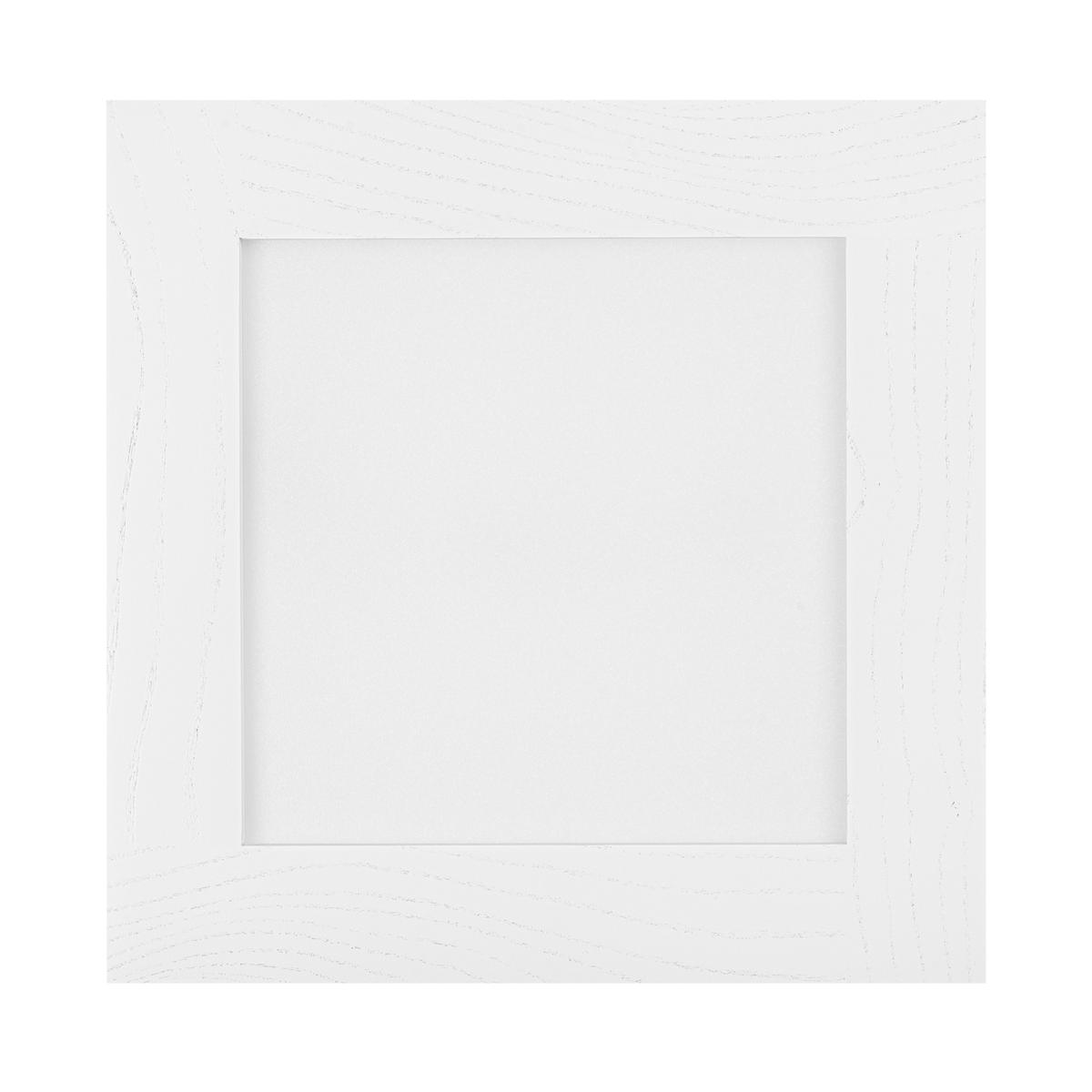 Panel LED 25 x 25 x 5 cm plafon z drewna biały 24W 4000K do salonu nr. 7