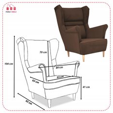 Zestaw wypoczynkowy sofa + 2 fotele Family Meble - Miniaturka zdjęcia nr 6