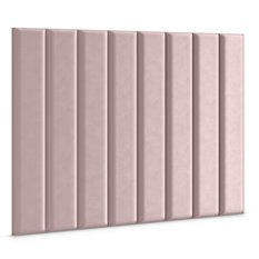 Panele tapicerowane 90x15 na ścianę wezgłowie różowy - Miniaturka zdjęcia nr 3