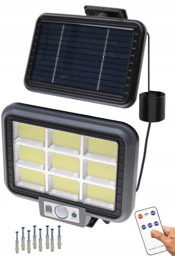 Lampa 21,3 cm solarna LED czujnik zmierzchu ruchu