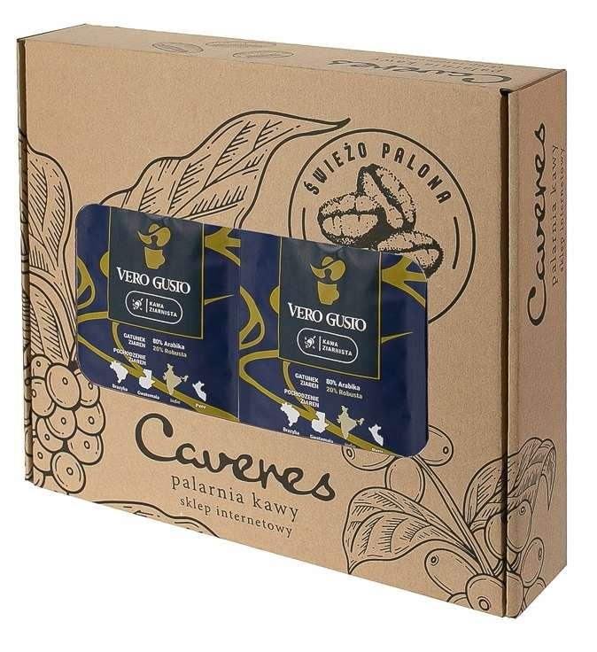 Zestaw Caveres na prezent VERO i VERO Kawa ziarnista 500G nr. 1