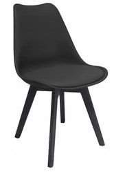 Krzesło do salonu jadalni OSCAR czarne
