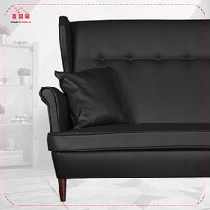 Zestaw wypoczynkowy eko skóra sofa + 2 fotele - Miniaturka zdjęcia nr 3