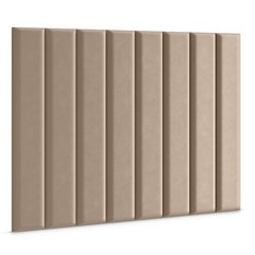 Panele tapicerowane 100x20 na ścianę wezgłowie beżowy - Miniaturka zdjęcia nr 3