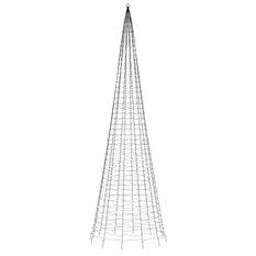  Choinka z lampek, na maszt, 1534 niebieskie LED, 500 cm - Miniaturka zdjęcia nr 5