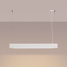 Lampa wisząca SPARK biała 120x8x100cm nowoczesna G13 do salonu - Miniaturka zdjęcia nr 3