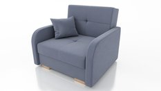 Sofa Pola 85x103x97 cm z funkcją spania do salonu rozkładana jasmine szara - Miniaturka zdjęcia nr 1