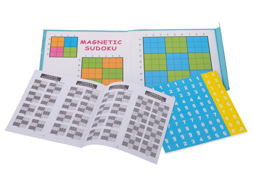 Gra logiczna łamigłówka magnetyczne sudoku zabawka dla dziecka nr. 2