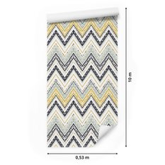 Tapeta w Rolce Kolorowy Wzór CHEVRON w Stylu Boho  - Miniaturka zdjęcia nr 2