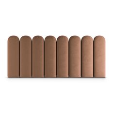 Panele tapicerowane  30x100 cm płotek magic velvet brązowy - Miniaturka zdjęcia nr 2